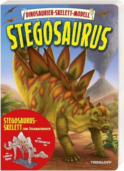 Dinosaurier-Skelett-Modell. Stegosaurus