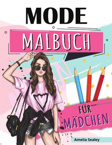 Mode-Malbuch für Mädchen