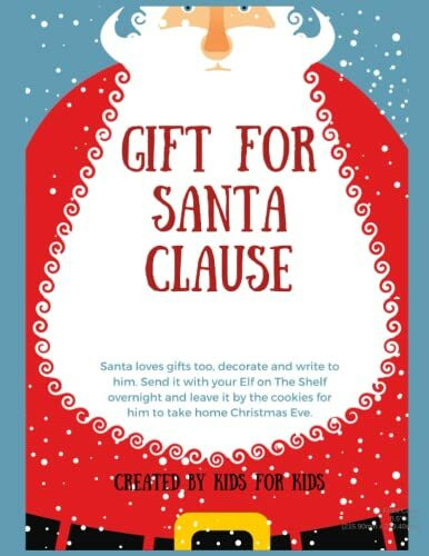 Gift For Santa Clause - Christmas Arts and Crafts book for Santa