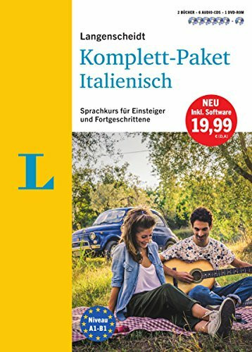 Langenscheidt Komplett-Paket Italienisch - Sprachkurs mit 2 Büchern, 6 Audio-CDs, 1 DVD-ROM, MP3-Download: Sprachkurs für Einsteiger und Fortgeschrittene