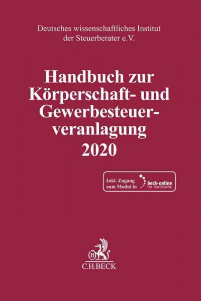 Handbuch zur Körperschaft- und Gewerbesteuerveranlagung 2020