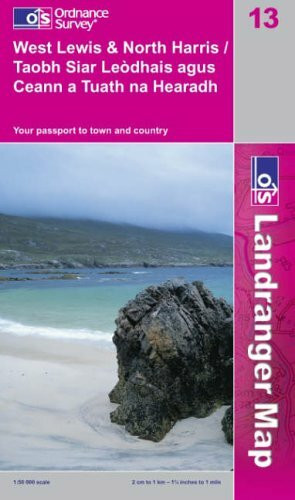 West Lewis and North Harris (Landranger Maps)