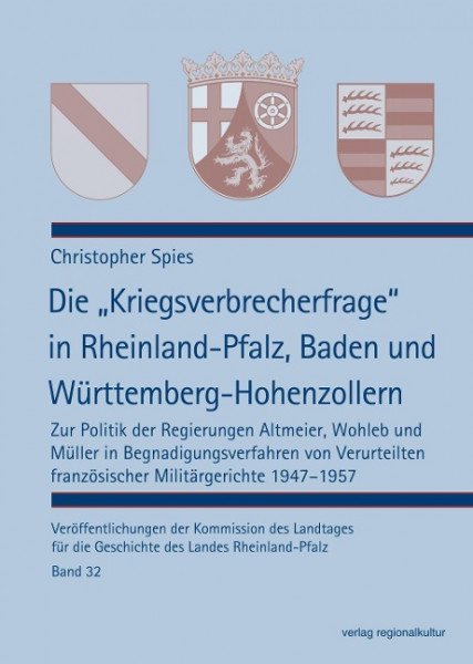 Die "Kriegsverbrecherfrage" in Rheinland-Pfalz, Baden und Württemberg-Hohenzollern