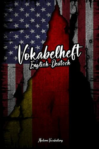 Vokabelheft Englisch Deutsch: Dreispaltiges Vokabelheft | Schreibe dein Wörterbuch | English lernen Buch | A5 (6"x9") | Wörterbuch selber schreiben