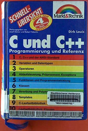 C und C++ Programmierung und Referenz … | Studibuch
