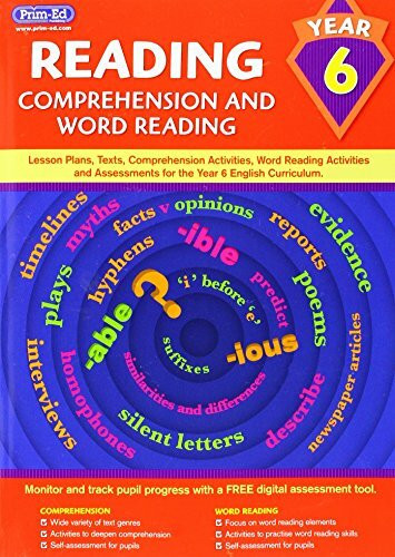 Reading - Comprehension and Word Reading: Lesson Plans, Texts, Comprehension Activities, Word Reading Activities and Assessments for the Year 6 English Curriculum