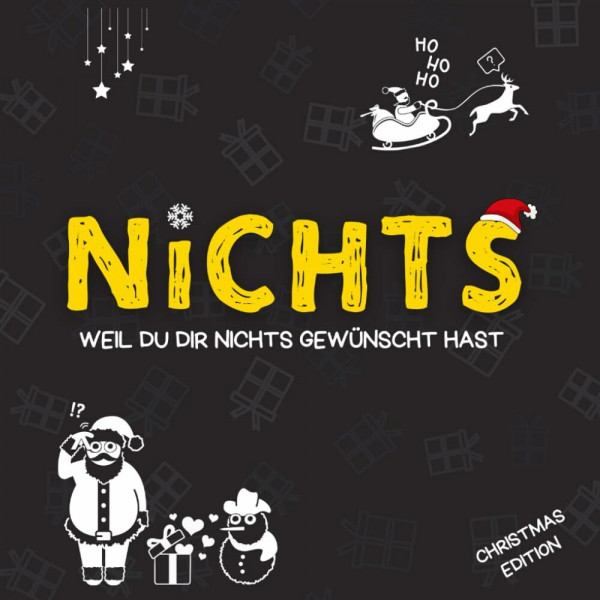 NICHTS zu Weihnachten – weil du dir zu Weihnachten nichts gewünscht hast. Schließlich wolltest du nichts: Der ultimative Nichts Geschenk Weihnachten Gag