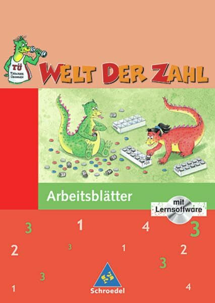 Welt der Zahl / Welt der Zahl - Ausgabe 2004 Berlin, Brandenburg, Bremen, Mecklenburg-Vorpommern, Sachsen-Anhalt und Thüringen: Ausgabe 2004 Berlin, ... / Arbeitsheft 3 mit CD-ROM