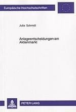 Anlageentscheidungen am Aktienmarkt