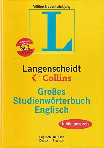 Langenscheidt Collins Großes Studienwörterbuch Englisch: Englisch-Deutsch/Deutsch-Englisch