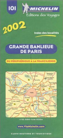 Michelin Outskirts of Paris (Michelin Country Maps)