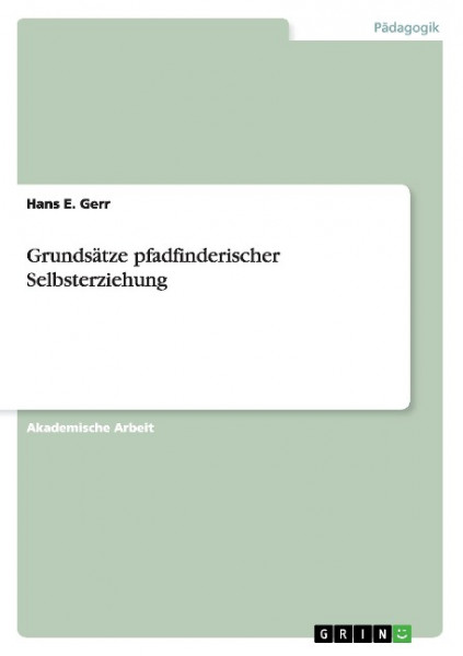 Grundsätze pfadfinderischer Selbsterziehung