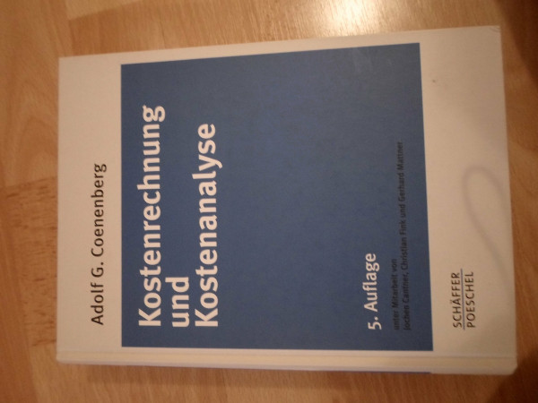 Kostenrechnung und Kostenanalyse