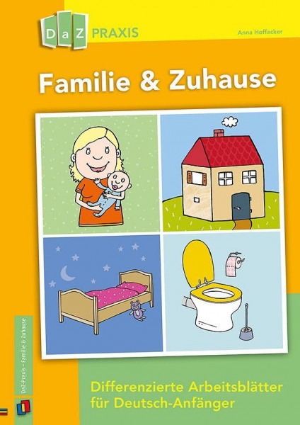 Familie & Zuhause - Differenzierte Arbeitsblätter für Deutsch-Anfänger