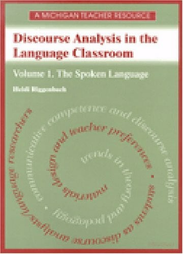 Discourse Analysis in the Language Classroom: The Spoken Language