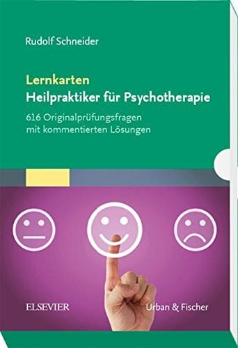 Lernkarten Heilpraktiker für Psychotherapie: 616 Originalprüfungsfragen mit kommentierten Lösungen