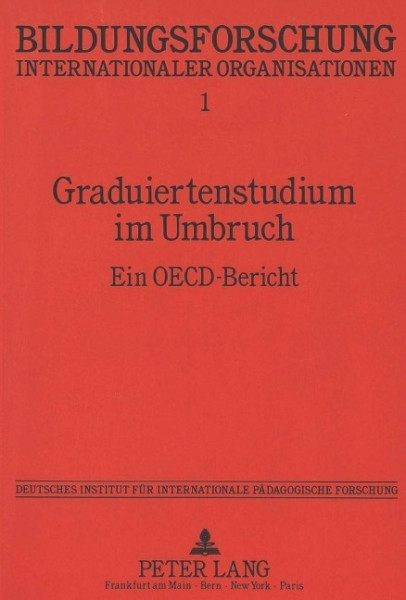 Graduiertenstudium im Umbruch