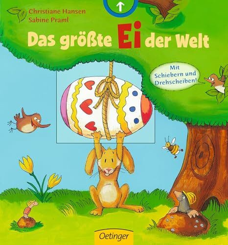 Das größte Ei der Welt: Mit Schiebern u. Drehscheiben