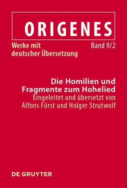 Origenes: Werke mit deutscher Übersetzung 9/2