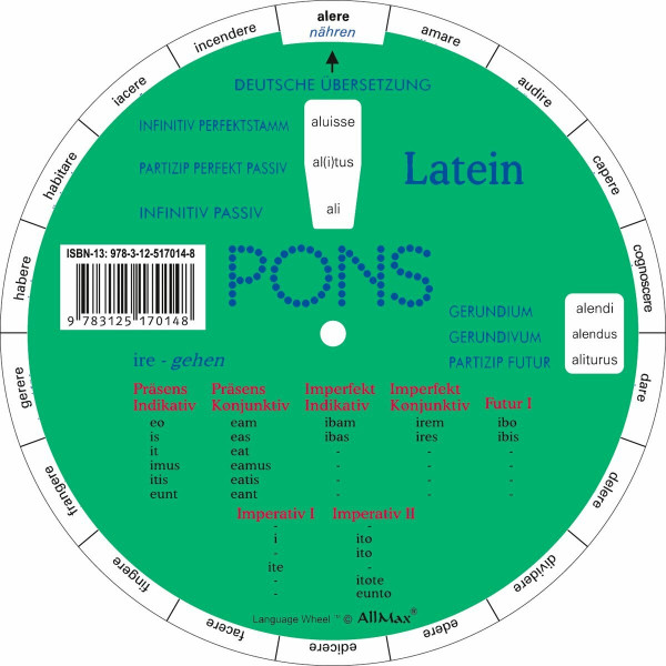 PONS Drehscheibe Verben Latein