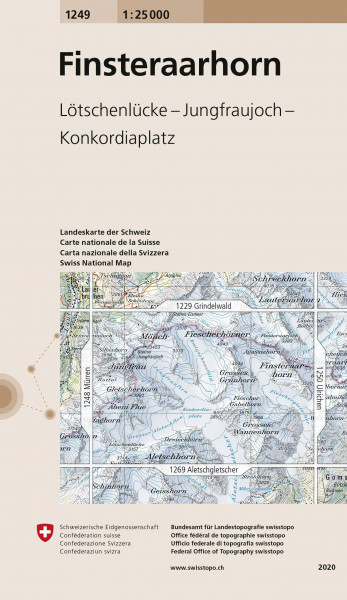 Swisstopo 1 : 25 000 Finsteraarhorn