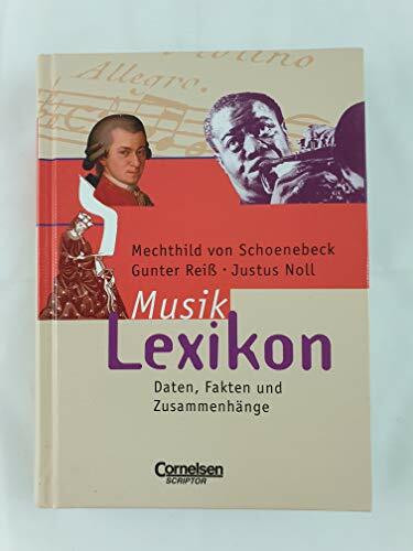 Scriptor Lexika: Musiklexikon: Kompaktwissen für Schüler und junge Erwachsene