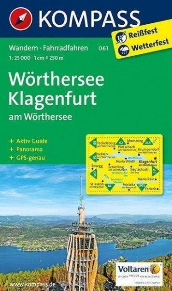 Wörthersee, Klagenfurt am Wörthersee 1 : 25 000