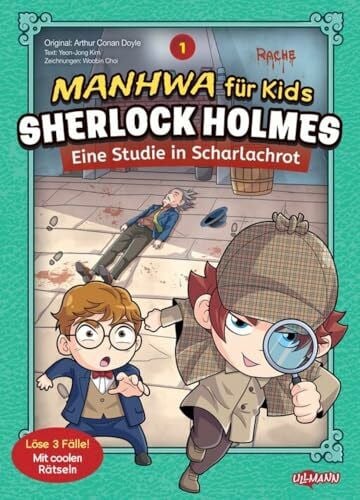 Manhwa für Kids: Sherlock Holmes (Band 1) - Eine Studie in Scharlachrot: Manga ab 9 Jahren