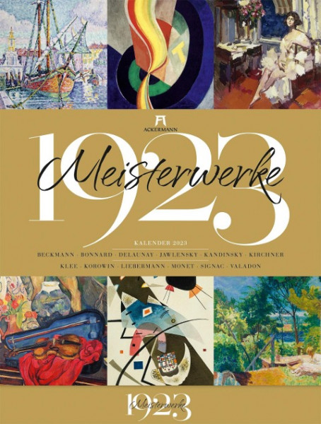 Meisterwerke 1923 - Kunst-Kalender 2023