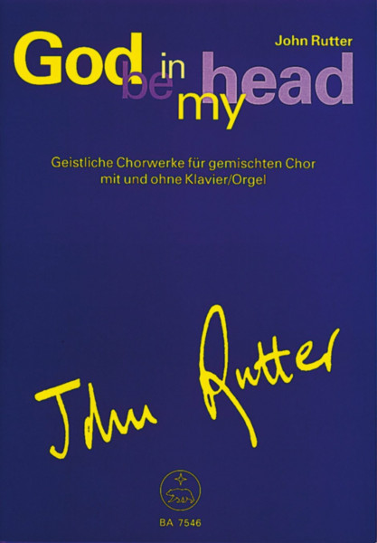 God be in my head, Singpartitur: Gemischter Chor