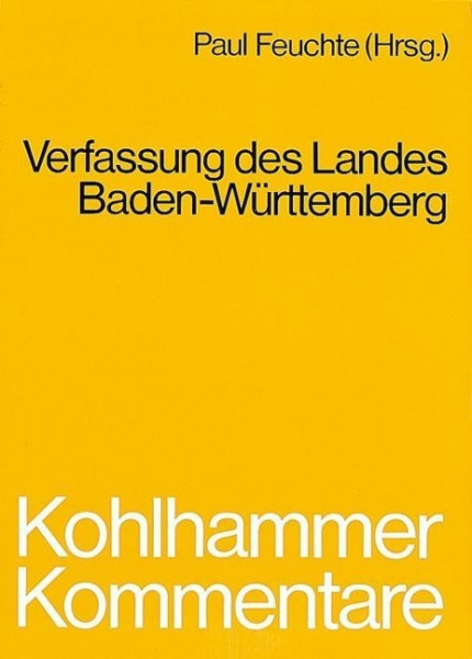 Verfassung des Landes Baden-Württemberg