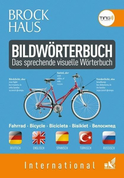 TING: Bildwörterbuch. Das sprechende visuelle Wörterbuch: Für Kinder und Erwachsene * 5 Sprachen * 2000 farbige Abbildungen: Für Kinder und ... Türkisch und Russisch. 30.000 Vokabeln