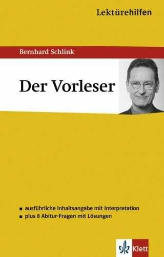 Lektürehilfen Der Vorleser