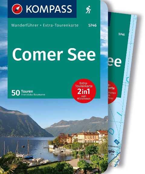 KOMPASS Wanderführer Comer See, 50 Touren