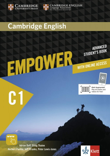 Cambridge English Empower C1: Student’s Book + assessment package, personalised practice, online workbook & online teacher support