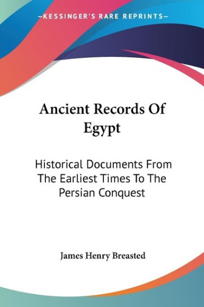 Ancient Records Of Egypt