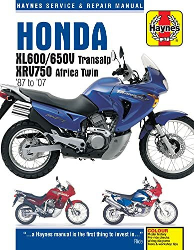 Honda XL600/650 Transalp & XRV750 Africa Twin (87 - 07) (Haynes Service & Repair Manual)