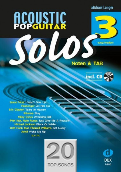 Acoustic Pop Guitar Solos 3