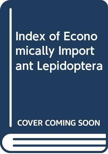 Index of Economically Important Lepidoptera