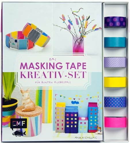 Das Masking-Tape-Kreativ-Set: Buch + 6 Rollen original masté Masking Tape für bunten Klebespaß