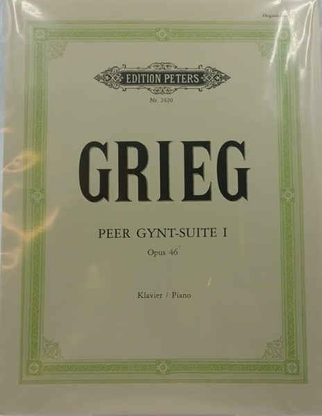 Peer Gynt Suite 1 Op 46. Klavier