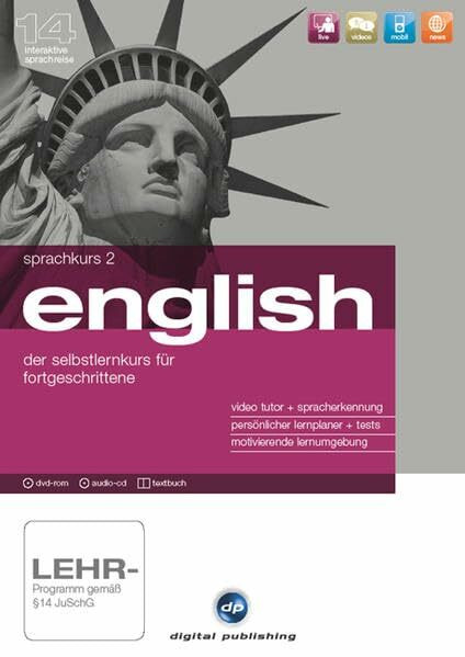 Sprachkurs 2 English: Der Englischkurs für Fortgeschrittene (Interaktive Sprachreise)