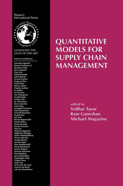 Quantitative Models for Supply Chain Management (International Series in Operations Research & Management Science, 17, Band 17)