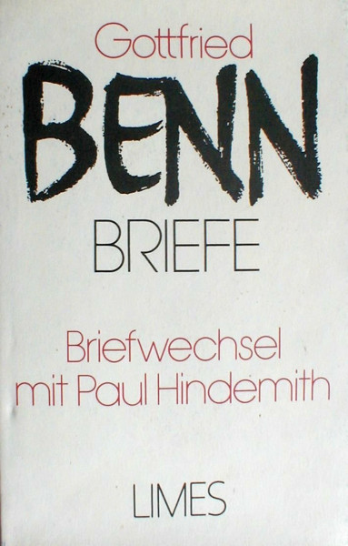 Briefe, Bd.3, Briefwechsel mit Paul Hindemith