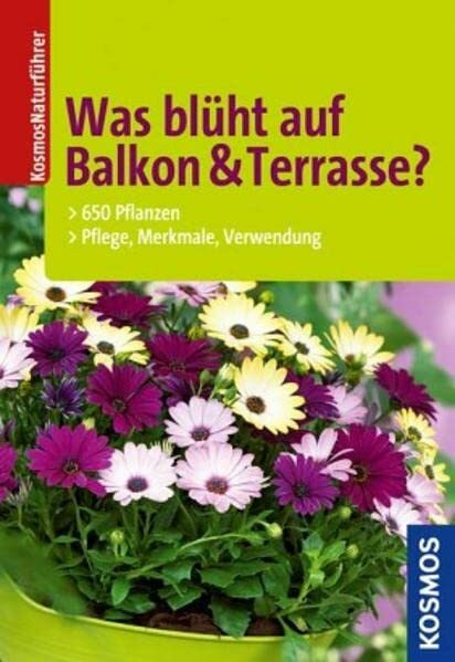 Was blüht auf Balkon & Terrasse?: 650 Pflanzen, Pflege, Merkmale, Verwendung