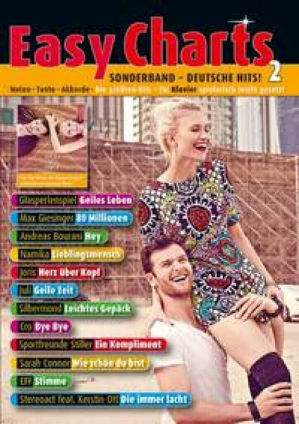 Easy Charts Sonderband: Deutsche Hits! 2: Die größten Hits spielerisch leicht gesetzt. Sonderband 2. Klavier / Keyboard. Spielbuch. (Music Factory)