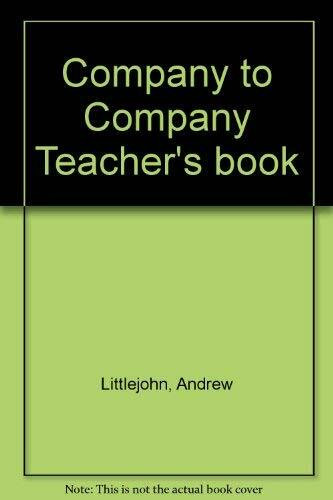 Company to Company: A New Approach to Business Correspondence in English