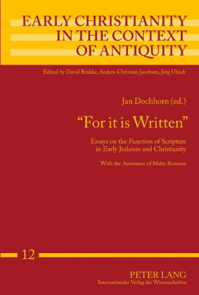 'For it is Written'