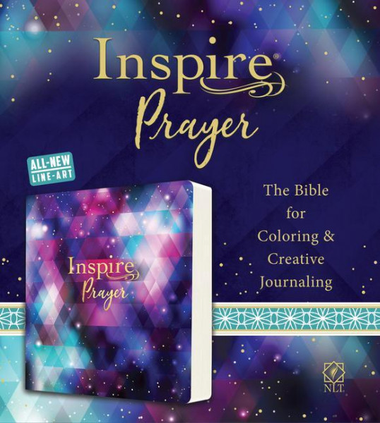 Inspire Prayer Bible NLT (Softcover): The Bible for Coloring & Creative Journaling