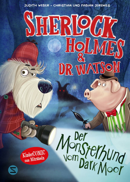 Sherlock Holmes & Dr. Watson. Der Monsterhund vom Dark Moor (Band 2): Witziger Kinder-Comic | Abwechslungsreiches, interaktives Lesen für Comicfans und Lesemuffel | Mit vielen Bilder- und Suchrätseln